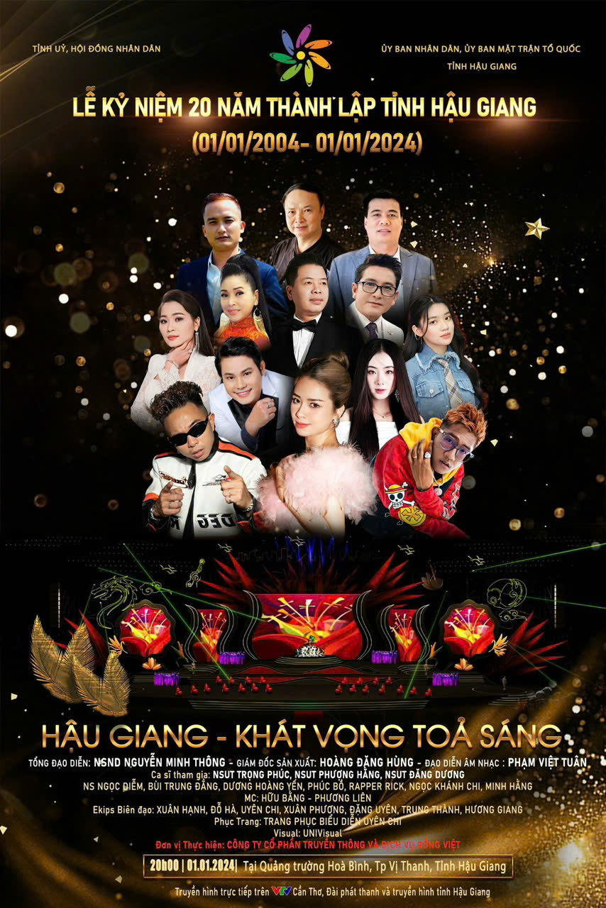 Kỷ niệm 20 năm ngày Thành lập tỉnh Hậu Giang