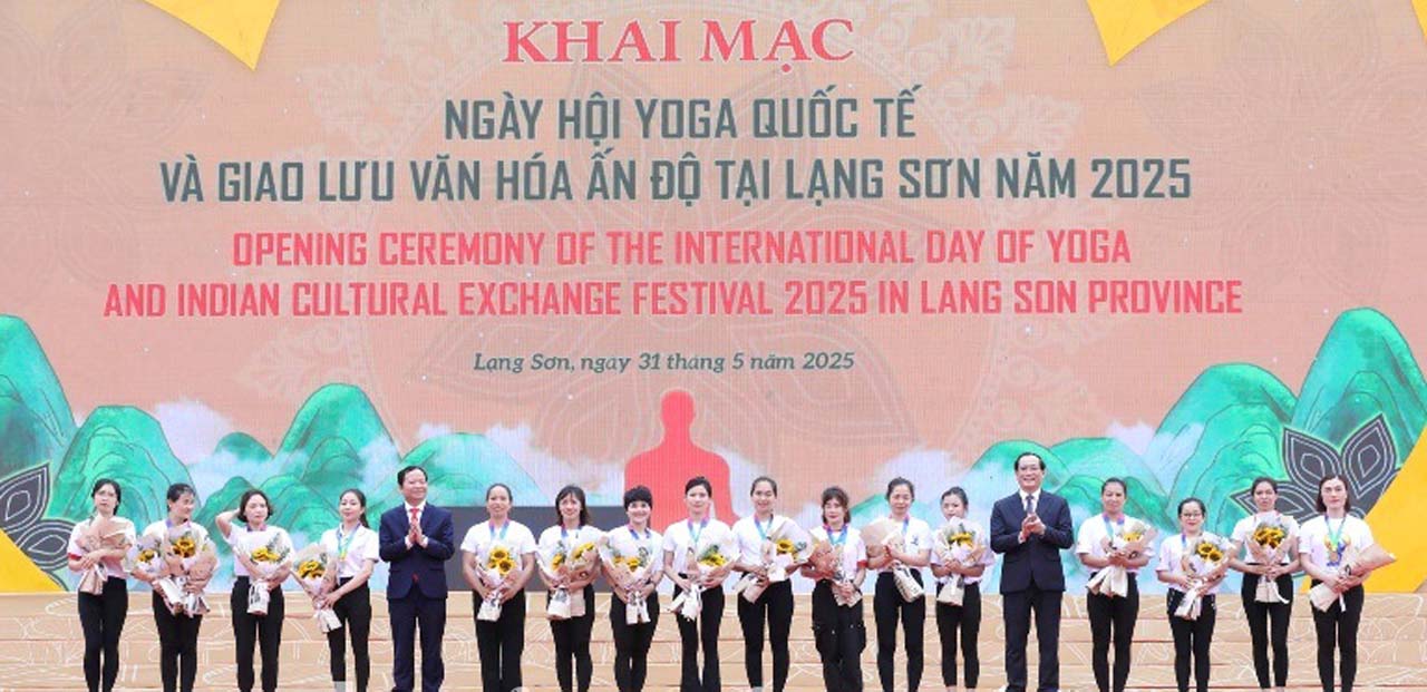 Ngày hội Yoga Quốc tế & Giao lưu Văn hóa Ấn Độ tại Lạng Sơn 1
