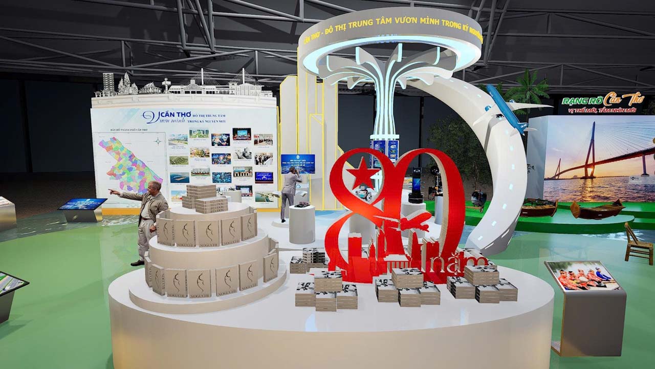 Triển lãm Thành tựu 80 năm Rạng rỡ Cần Thơ 3